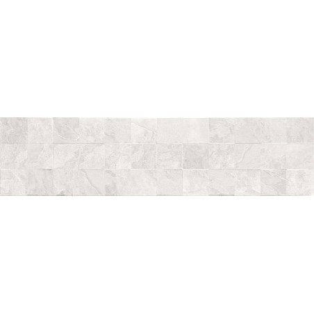 Mexen Icon Lyon Bianco gres szkliwiony rekt. G1, płytka ścienna 120 x 30 cm, mat - TL712-120-030-53