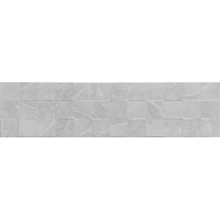 Mexen Icon Lyon Silver gres szkliwiony rekt. G1, płytka ścienna 120 x 30 cm, mat - TL712-120-030-55