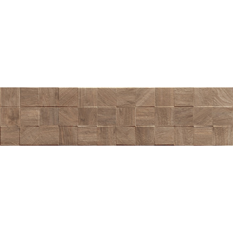 Mexen Riga Lyon Brown gres szkliwiony rekt. G1, płytka drewnopodobna ścienna 120 x 30 cm, mat - TL713-120-030-51