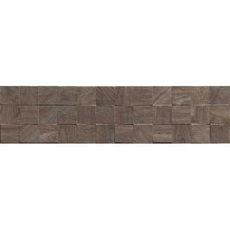 Mexen Riga Lyon Choco gres szkliwiony rekt. G1, płytka drewnopodobna ścienna 120 x 30 cm, mat - TL713-120-030-52