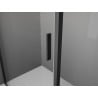 Mexen Exo-R 3S kabina prysznicowa 3-ścienna uchylna 95 x 75 cm, transparent, czarna - 819-095-075-70-00-3S