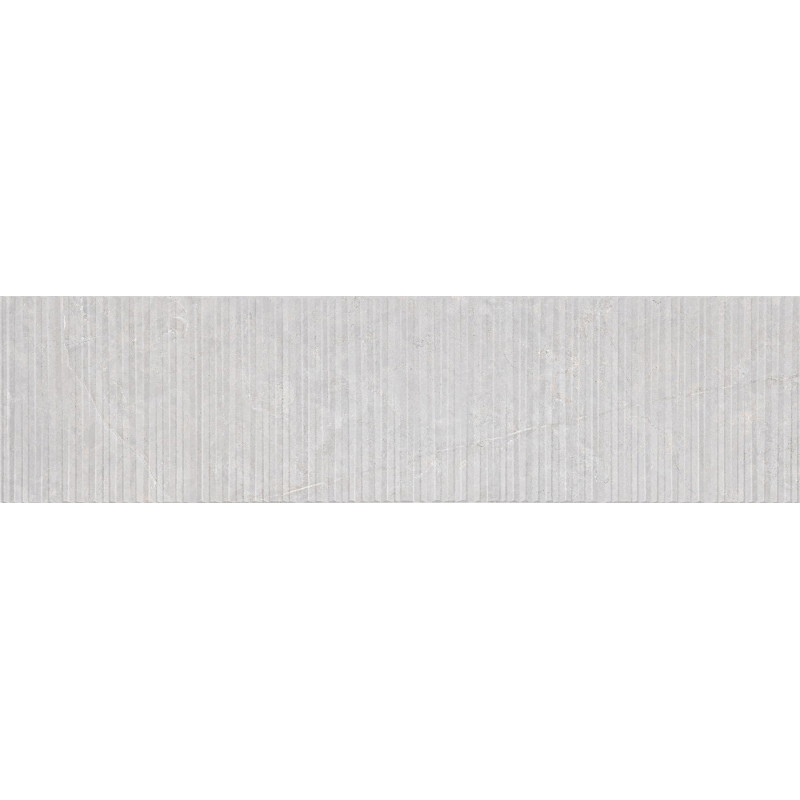 Mexen Flamingo Mayolica Gris gres szkliwiony rekt. G1, płytka ścienna 120 x 30 cm, carving - TL715-120-030-52