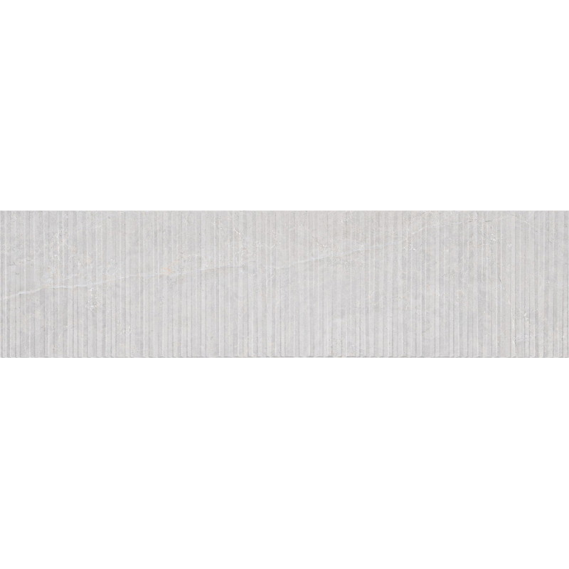 Mexen Flamingo Mayolica Gris gres szkliwiony rekt. G1, płytka ścienna 120 x 30 cm, carving - TL715-120-030-52