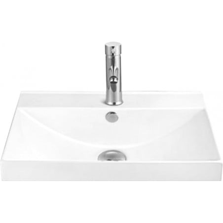Mexen Mila umywalka wpuszczana w blat 60 x 46 cm, biała - 25296000