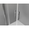 Mexen Exo-S Duo 3S kabina prysznicowa 3-ścienna rozsuwana 180 x 85 cm, transparent, chrom - 8152-180-085-01-00-3S