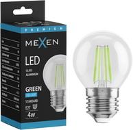 Mexen Vintis żarówka filament LED E27, G45, 4W, 55 lm, green - L156-E27-04XX-46