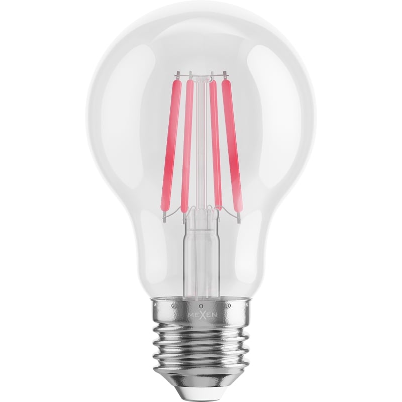 Mexen Vintis 3x żarówka filament LED E27, A60, 4W, 55 lm, red - L150-E27-04XX-45x03