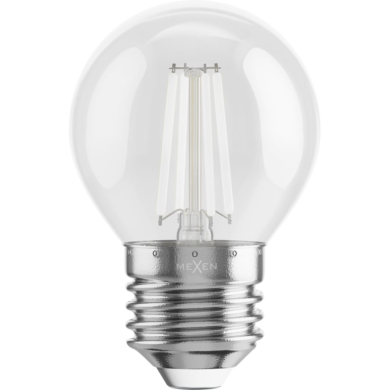 Mexen Vintis 3x żarówka filament LED E27, G45, 4W, 55 lm, blue - L156-E27-04XX-47x03