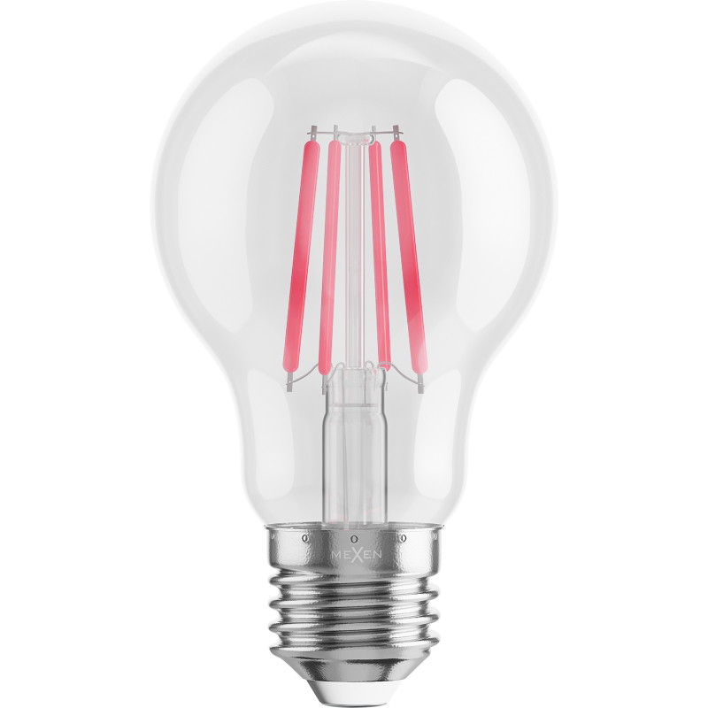 Mexen Vintis 6x żarówka filament LED E27, A60, 4W, 55 lm, red - L150-E27-04XX-45x06