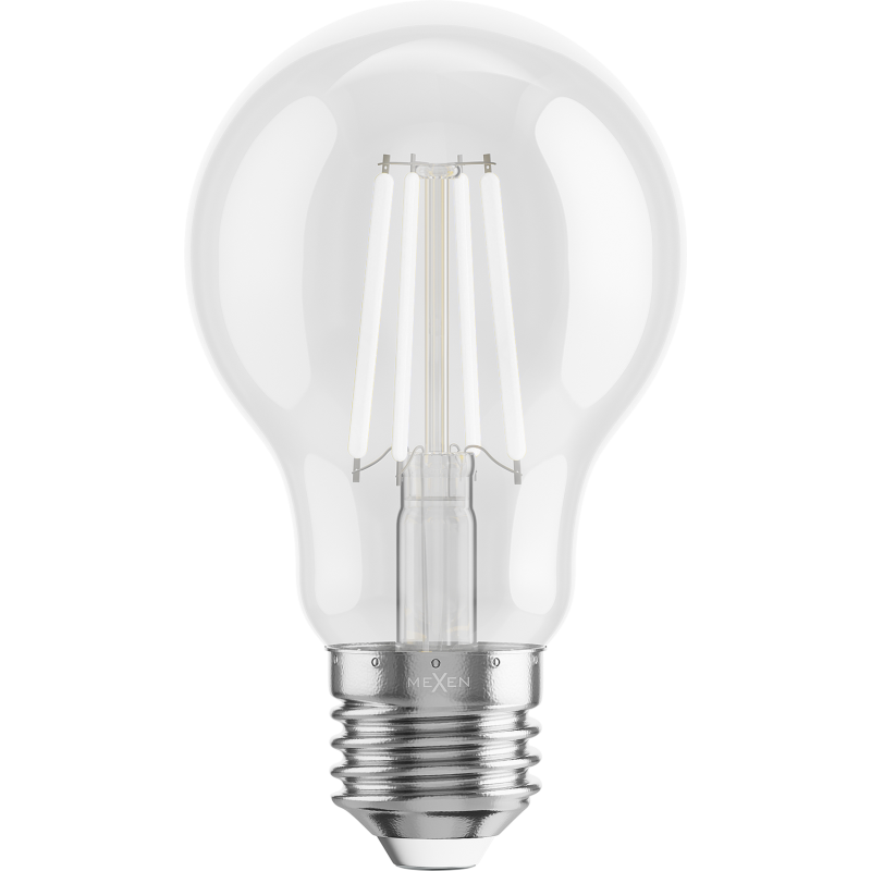 Mexen Vintis 6x żarówka filament LED E27, A60, 4W, 55 lm, blue - L150-E27-04XX-47x06