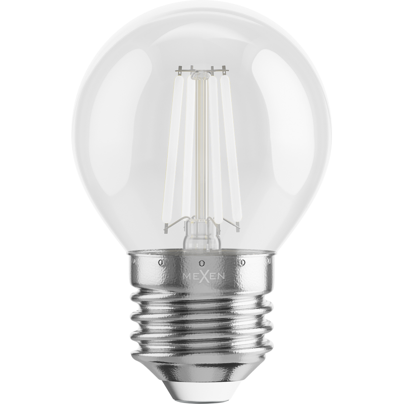 Mexen Vintis 6x żarówka filament LED E27, G45, 4W, 55 lm, blue - L156-E27-04XX-47x06