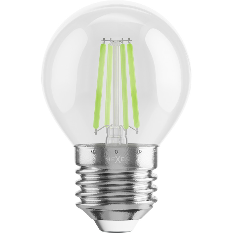 Mexen Vintis 10x żarówka filament LED E27, G45, 4W, 55 lm, green - L156-E27-04XX-46x10