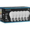 Mexen Nova 6x żarówka LED E27, G45, 6W, Neutralna - 4000K, 630 lm - L101-E27-0640-01x06
