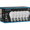 Mexen Nova 6x żarówka LED E27, G45, 7W, Neutralna - 4000K, 735 lm - L101-E27-0740-01x06