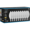 Mexen Nova 10x żarówka LED E14, C37, 3W, Ciepła - 3000K, 315 lm - L102-E14-0330-01x10