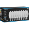 Mexen Nova 10x żarówka LED E14, C37, 3W, Zimna - 6500K, 315 lm - L102-E14-0365-01x10