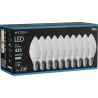 Mexen Nova 10x żarówka LED E14, C37, 4W, Zimna - 6500K, 420 lm - L102-E14-0465-01x10