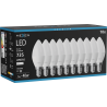 Mexen Nova 10x żarówka LED E14, C37, 7W, Neutralna - 4000K, 735 lm - L102-E14-0740-01x10