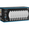 Mexen Nova 10x żarówka LED E14, C37, 7W, Zimna - 6500K, 735 lm - L102-E14-0765-01x10