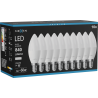 Mexen Nova 10x żarówka LED E14, C37, 8W, Neutralna - 4000K, 840 lm - L102-E14-0840-01x10