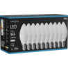 Mexen Nova 10x żarówka LED E14, C37, 9W, Neutralna - 4000K, 945 lm - L102-E14-0940-01x10