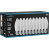 Mexen Nova 10x żarówka LED E27, C37, 5W, Neutralna - 4000K, 525 lm - L102-E27-0540-01x10