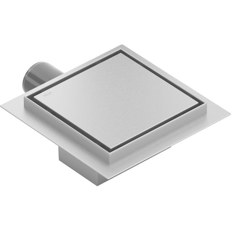 Mexen Flat-Q M13 wpust podłogowy kwadratowy 25 x 25 cm, inox - 1010025