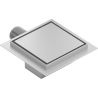 Mexen Flat-Q M13 wpust podłogowy kwadratowy 25 x 25 cm, inox - 1010025