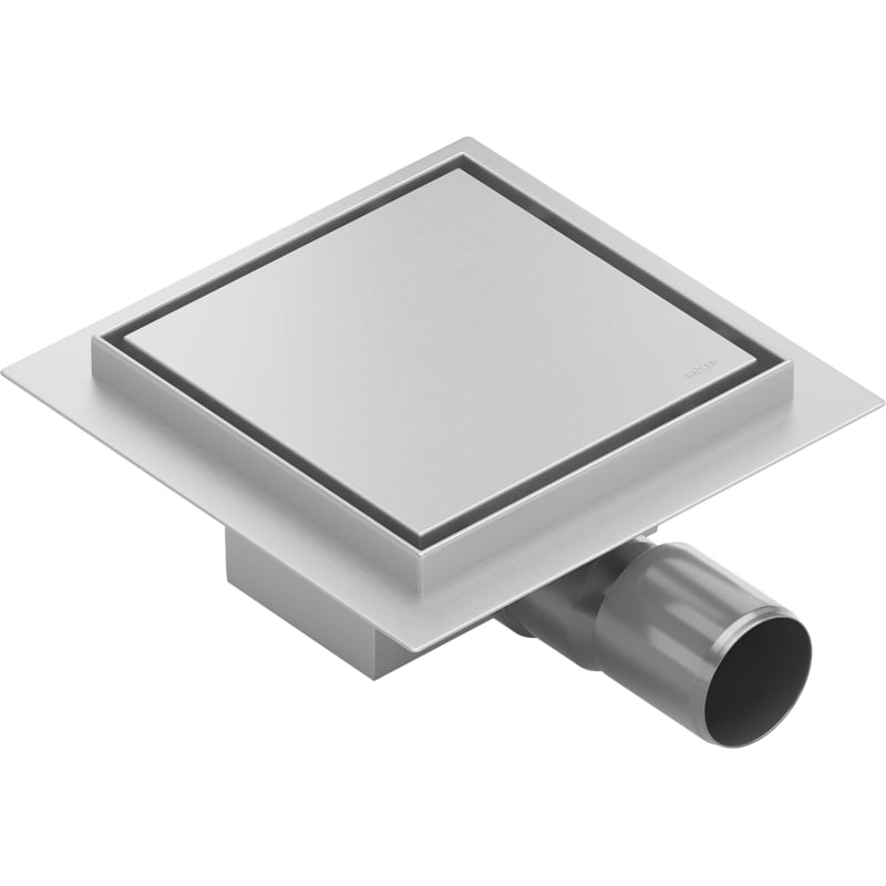Mexen Flat-Q M13 wpust podłogowy kwadratowy 25 x 25 cm, inox - 1010025