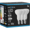 Mexen Nova 3x żarówka LED E14, R50, 6W, Neutralna - 4000K, 630 lm - L103-E14-0640-01x03