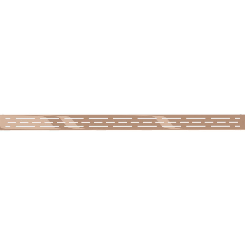 Mexen Flat M01 maskownica do odpływu liniowego 90 cm, różowe złoto - 1620090