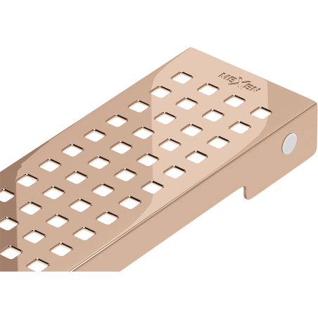 Mexen Flat M08 maskownica do odpływu liniowego 50 cm, różowe złoto - 1625050