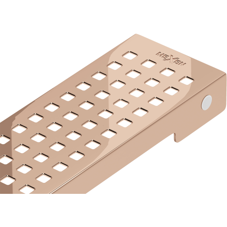 Mexen Flat M08 maskownica do odpływu liniowego 70 cm, różowe złoto - 1625070