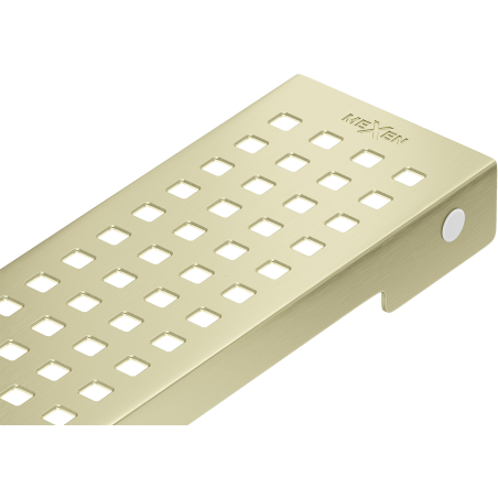 Mexen Flat M08 maskownica do odpływu liniowego 100 cm, złota szczotkowana - 1A25100