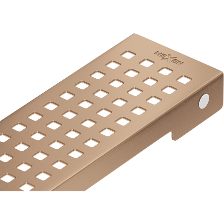 Mexen Flat M08 maskownica do odpływu liniowego 50 cm, miedź szczotkowana - 1C25050
