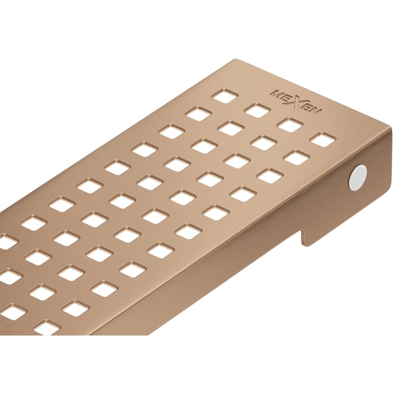 Mexen Flat M08 maskownica do odpływu liniowego 60 cm, miedź szczotkowana - 1C25060