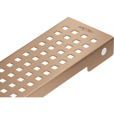 Mexen Flat M08 maskownica do odpływu liniowego 100 cm, miedź szczotkowana - 1C25100