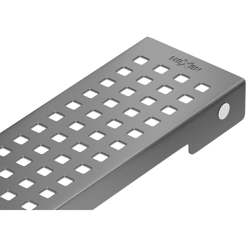 Mexen Flat M08 maskownica do odpływu liniowego 50 cm, gun gray szczotkowany - 1E25050