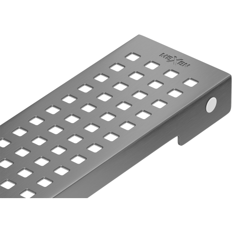 Mexen Flat M08 maskownica do odpływu liniowego 50 cm, gun gray szczotkowany - 1E25050
