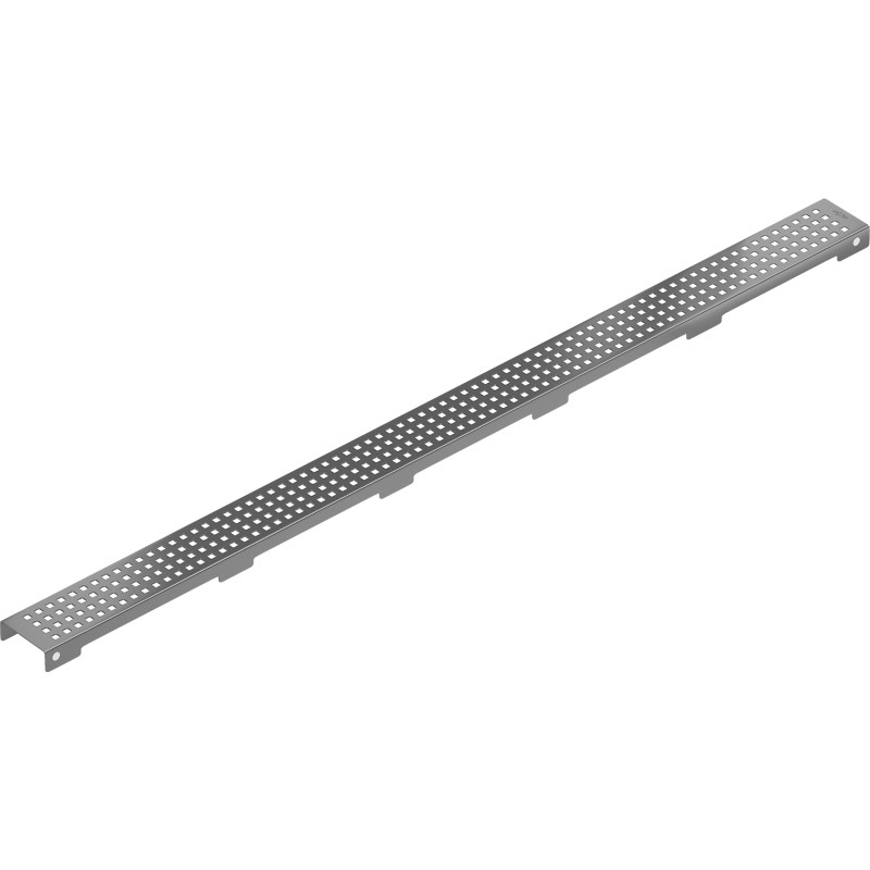 Mexen Flat M08 maskownica do odpływu liniowego 90 cm, gun gray szczotkowany - 1E25090