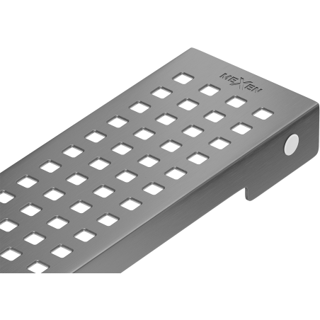 Mexen Flat M08 maskownica do odpływu liniowego 100 cm, gun gray szczotkowany - 1E25100