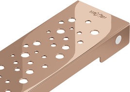 Mexen Flat M12 maskownica do odpływu liniowego 50 cm, różowe złoto - 1621050