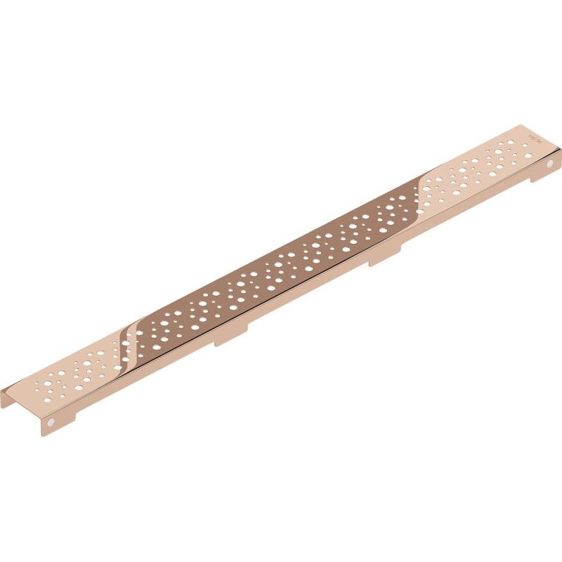 Mexen Flat M12 maskownica do odpływu liniowego 50 cm, różowe złoto - 1621050