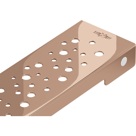 Mexen Flat M12 maskownica do odpływu liniowego 80 cm, różowe złoto - 1621080