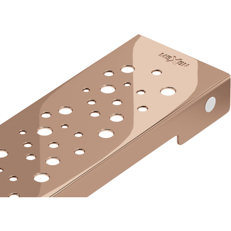 Mexen Flat M12 maskownica do odpływu liniowego 100 cm, różowe złoto - 1621100
