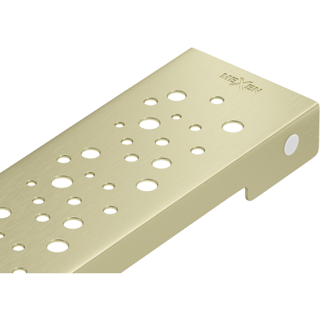Mexen Flat M12 maskownica do odpływu liniowego 80 cm, złota szczotkowana - 1A21080