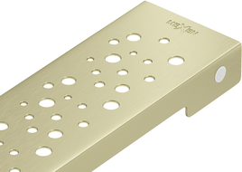 Mexen Flat M12 maskownica do odpływu liniowego 80 cm, złota szczotkowana - 1A21080