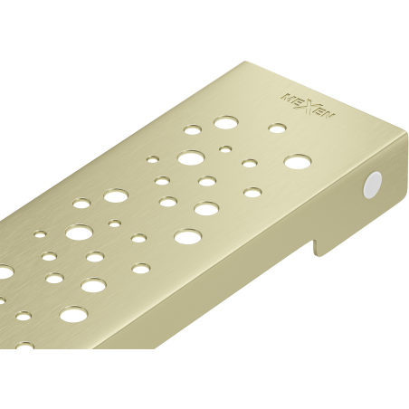 Mexen Flat M12 maskownica do odpływu liniowego 100 cm, złota szczotkowana - 1A21100