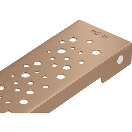 Mexen Flat M12 maskownica do odpływu liniowego 60 cm. miedź szczotkowana - 1C21060