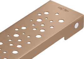 Mexen Flat M12 maskownica do odpływu liniowego 70 cm, miedź szczotkowana - 1C21070
